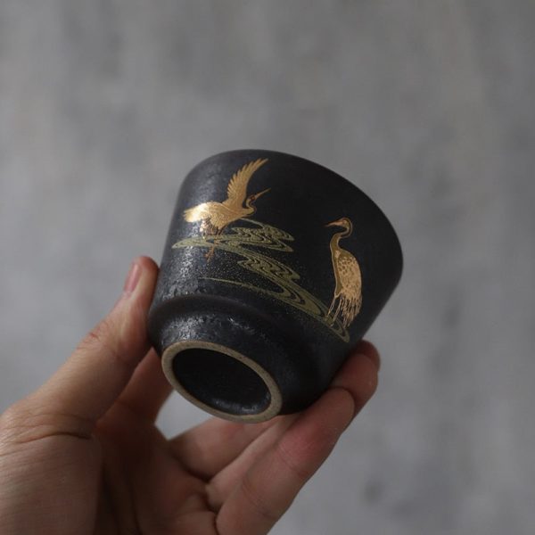 LUWU-black-crockery-ceramic-teacup-porcelain-tea-cup-chinese-kung-fu-cup-100ml